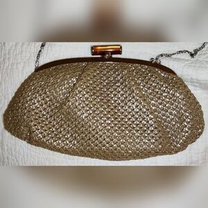 Chico’s Woven Fabric Crossbody Evening Bag